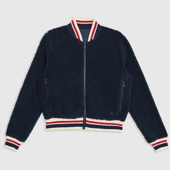 SPLITS59 - Willa Sherpa Jacket - Indigo - Picture 5 of 6